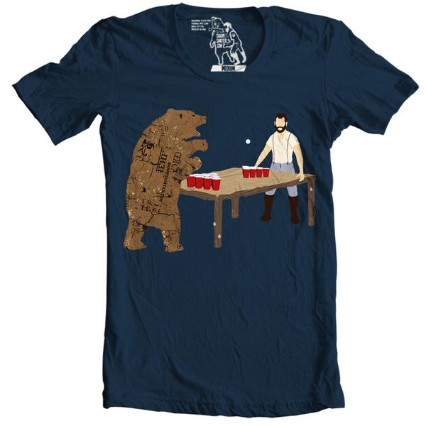 Bear Pong Men's Graphic Tee