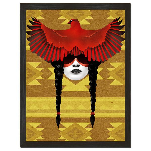 Cardinal Warrior Art Print