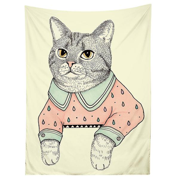 Cat Lady Cat Tapestry