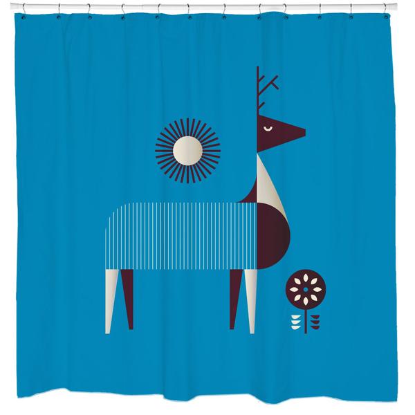 Ciervo Deer Shower Curtain
