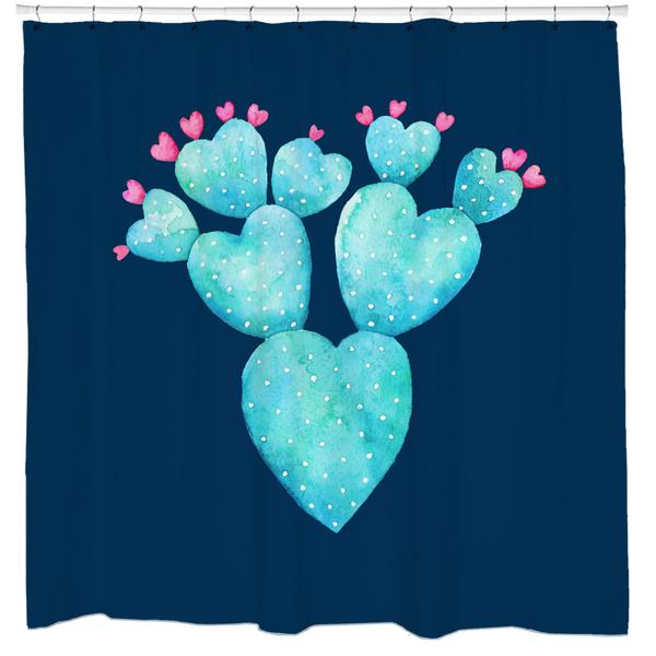 Desert Hearts Shower Curtain