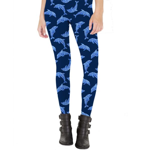 Diving Dolphins Leggings