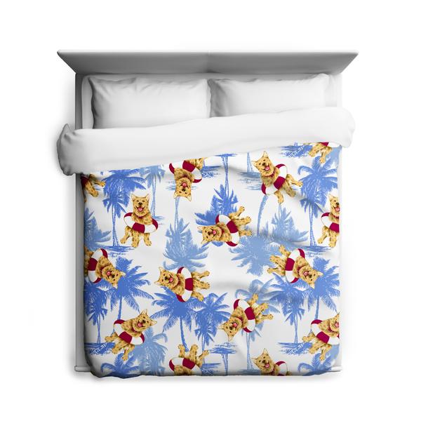 Dog Vacation Duvet Cover