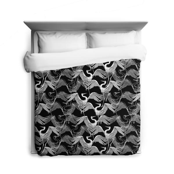 Flock of Swans Duvet Cover