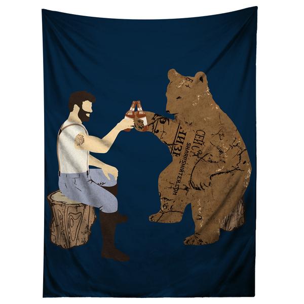 Having a Bear Tapestry