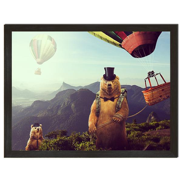 Hot Air Bearoons Art Print