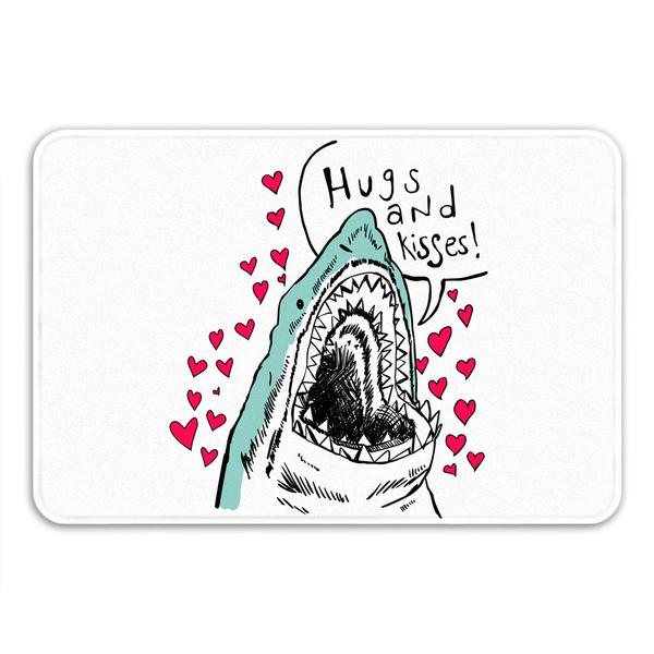 Hugs & Kisses Bath Mat