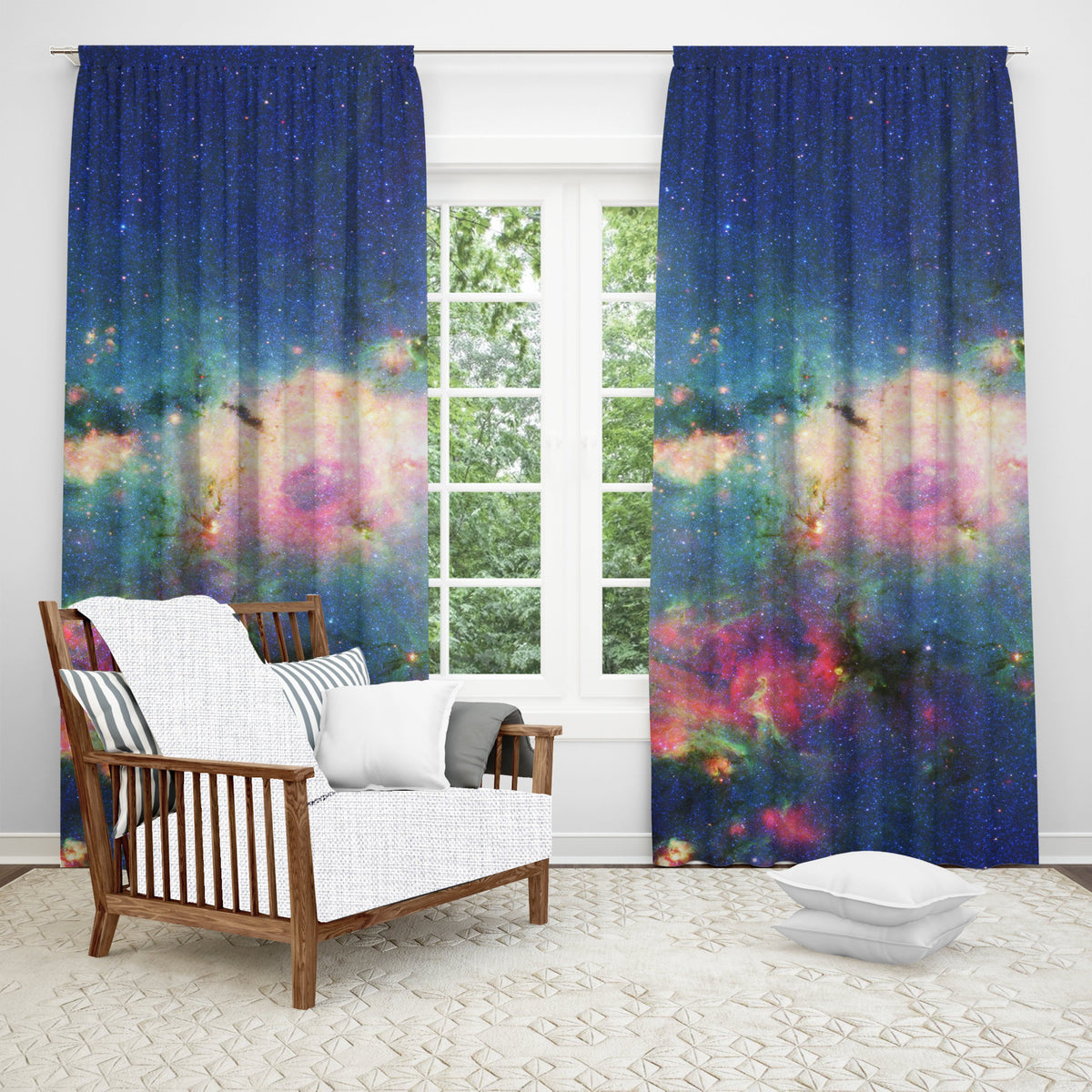 Galaxy Window Curtain