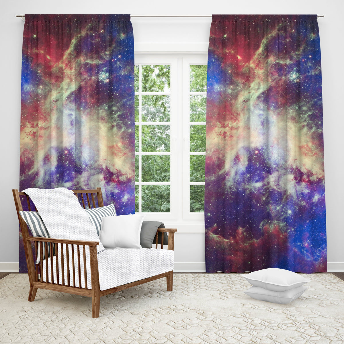 Tarantula Nebula Window Curtain