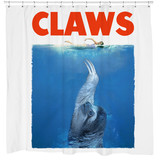 CLAWS Shower Curtain