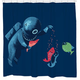 Feeding Friend-zy Shower Curtain
