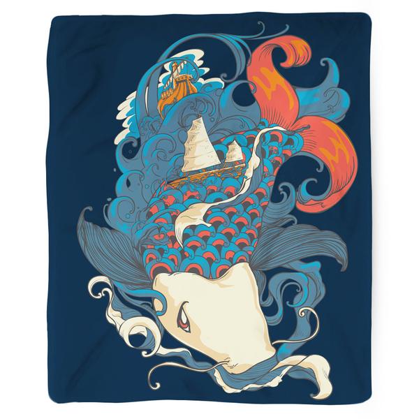 Fish and Ships Blanket