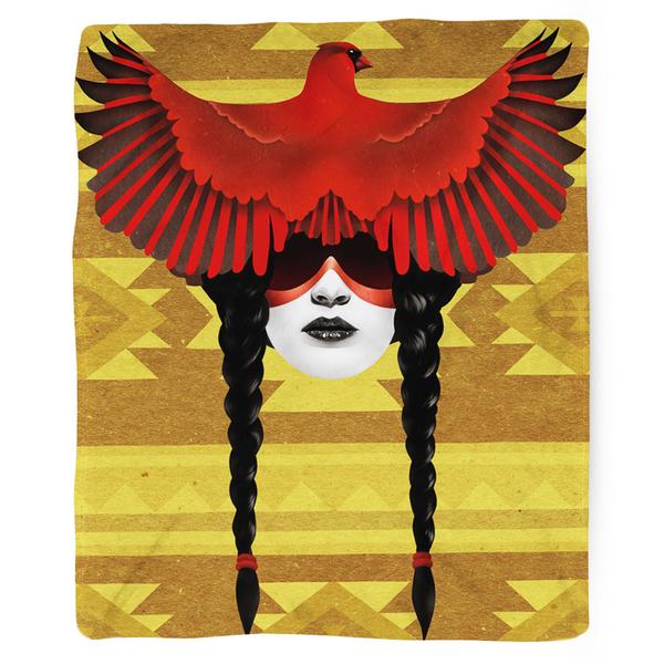 Cardinal Warrior Blanket