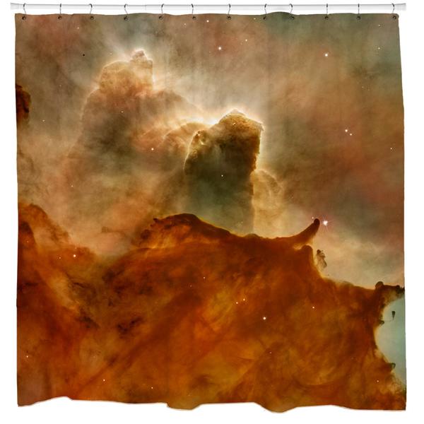 Great Clouds in Carina Nebula Shower Curtain