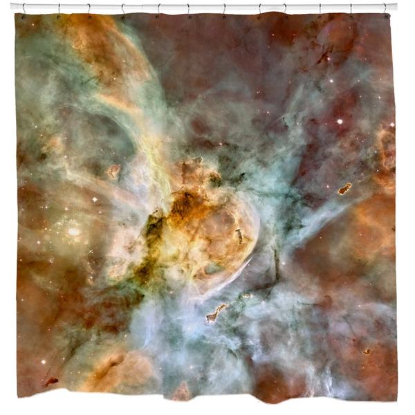 Carina Nebula Close-Up Shower Curtain