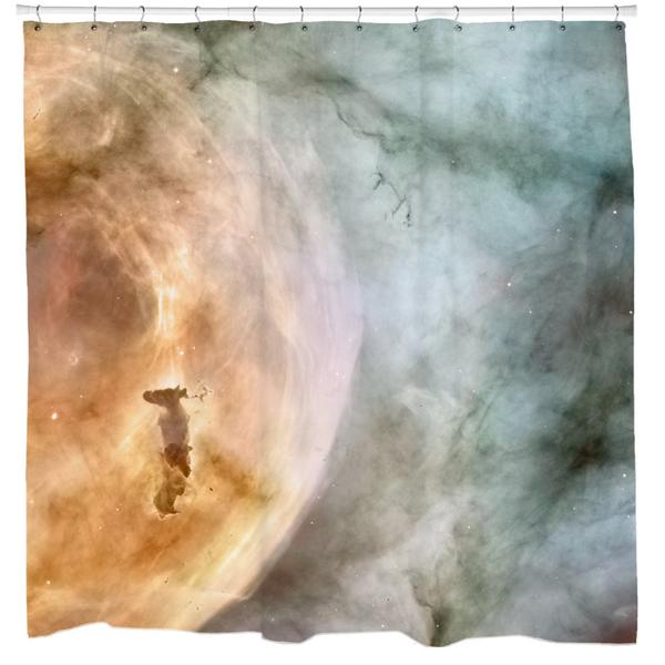 Carina Nebula: The Caterpillar Shower Curtain