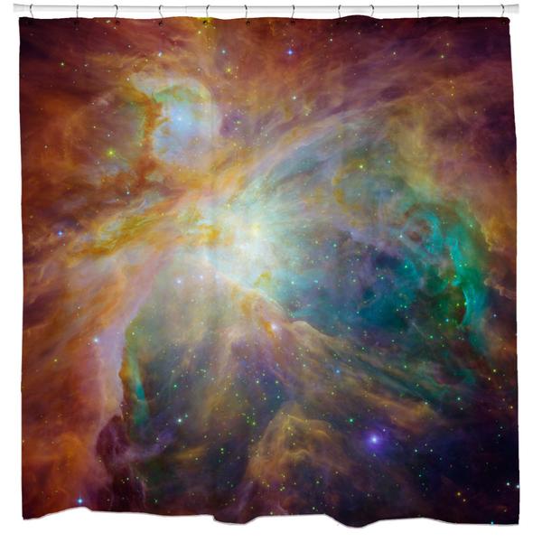 Orion Nebula Masterpiece Shower Curtain