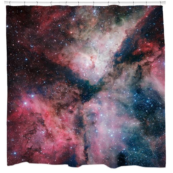 Star-Forming Carina Nebula Shower Curtain