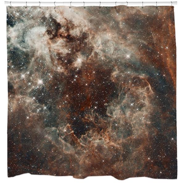 Tarantula Nebula in the Large Magellanic Cloud Shower Curtain