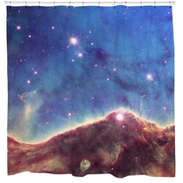 Landscape of the Cosmos Shower Curtain