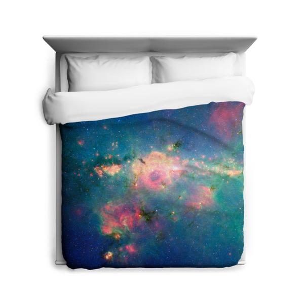 Downtown Milky Way Duvet Cover