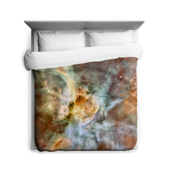 Carina Nebula Close-Up Duvet Cover