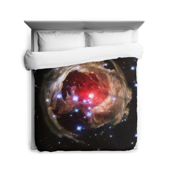 Monocerotis Light Echo Star Duvet Cover