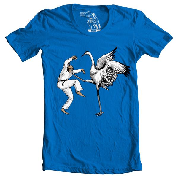 Karate Crane Men's Graphic Tee