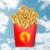 Llama Fries Shower Curtain