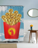 Llama Fries Shower Curtain