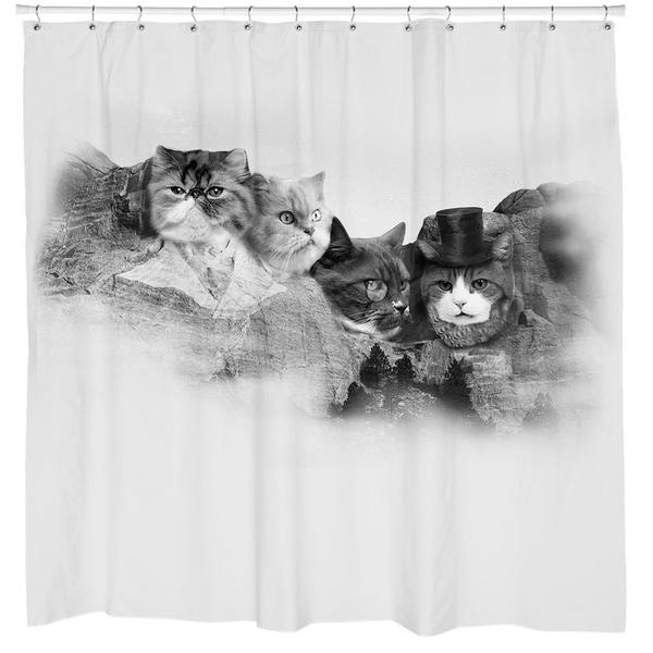 Meowmore Shower Curtain