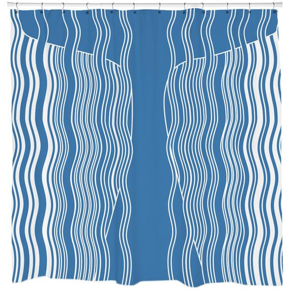Moby Whale Shower Curtain