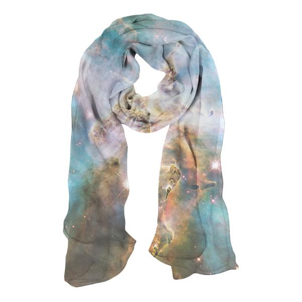 Mystic Mountain Chiffon Scarf