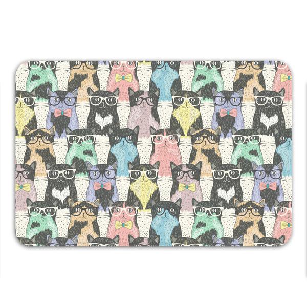 Nerdy Cats Bath Mat