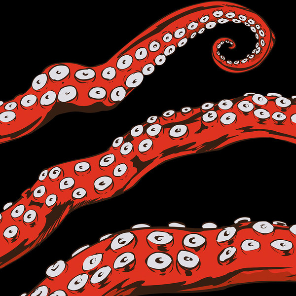 Octohug Shower Curtain