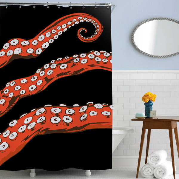 Octohug Shower Curtain