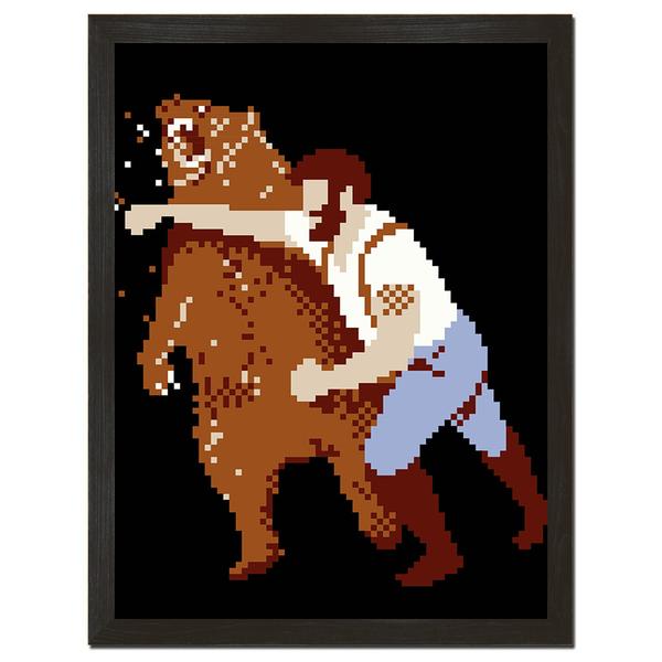 Retro Haymaker Art Print