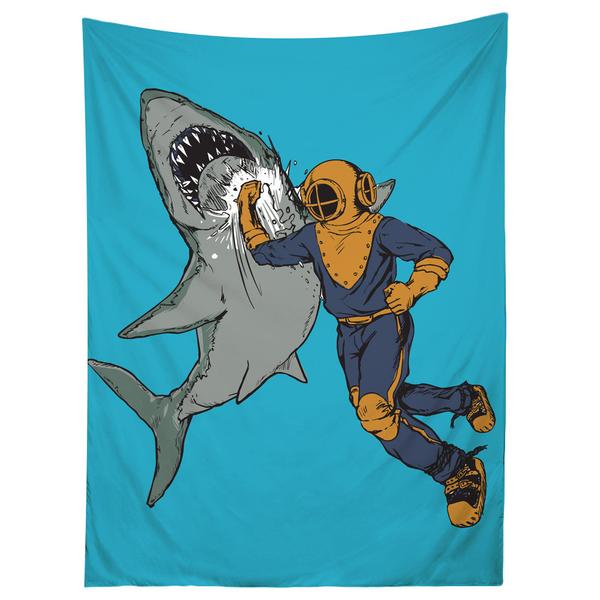 Shark Punch Tapestry
