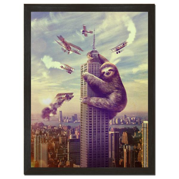 Slothzilla Art Print