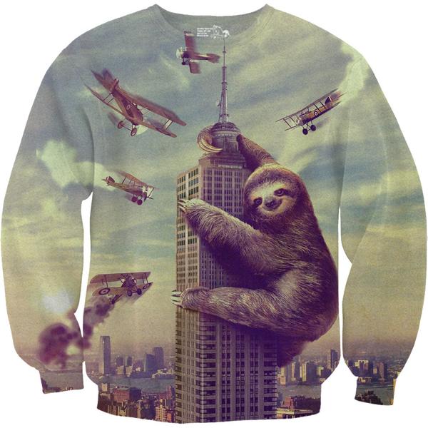 Slothzilla Men's Sweatshirt