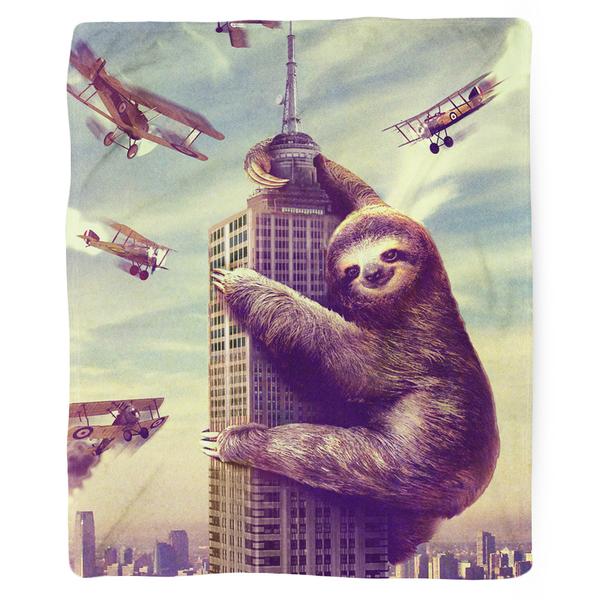 Slothzilla Blanket