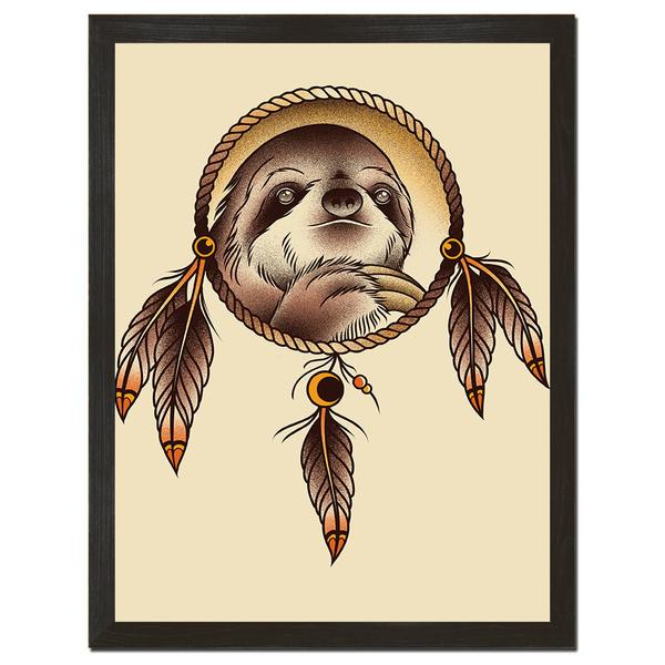 Spirit Sloth Art Print