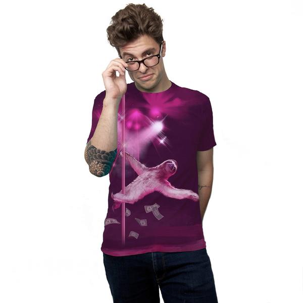 Stripper Sloth Men's Graphic Tee