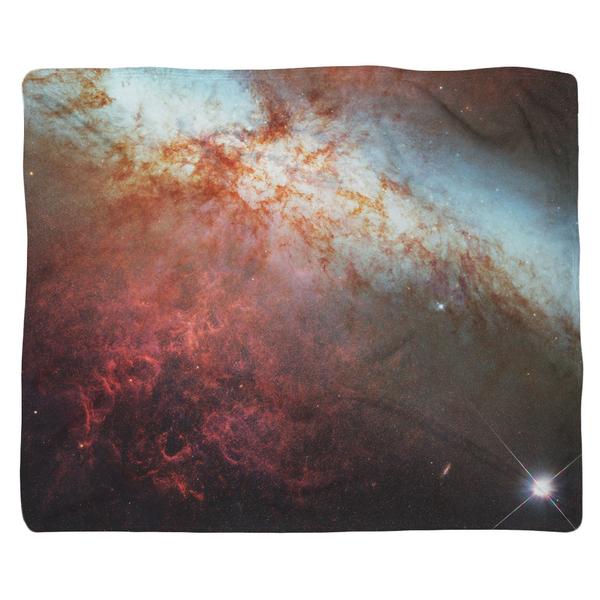 Supernova in nearby Galaxy Fleece Blanket
