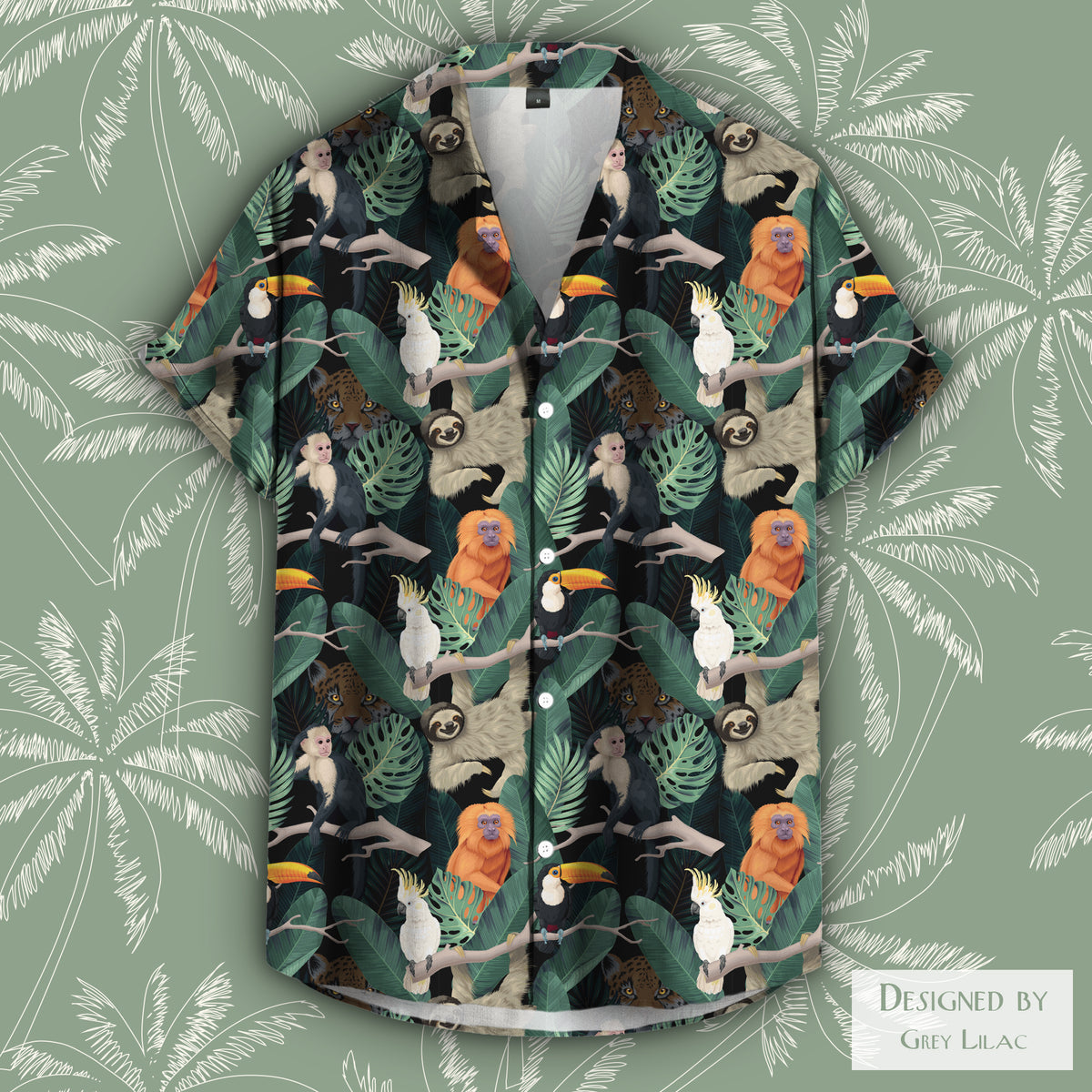 Animal Friends Hawaiian Shirt