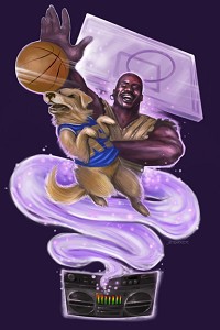 Air Bud's Worst Nightmare Stretched Canvas 