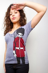 Women’s Branched Soldier Deep V-Neck