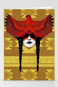 Cardinal Warrior (3 Pack) Stationary Cards
