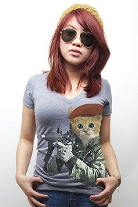 Women’s G.I. Kitty V-Neck 