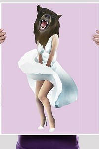 Bearilyn Monroe Poster